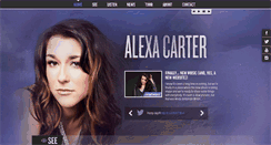 Desktop Screenshot of alexacarter.net