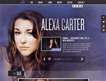Tablet Screenshot of alexacarter.net